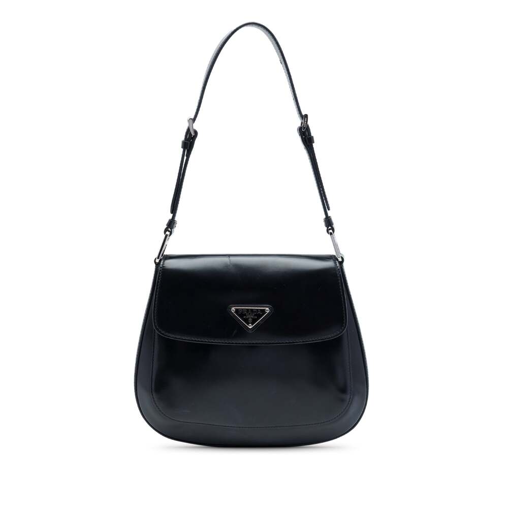 Prada Cleo Flap Shoulder Bag Spazzolato #327052P17B